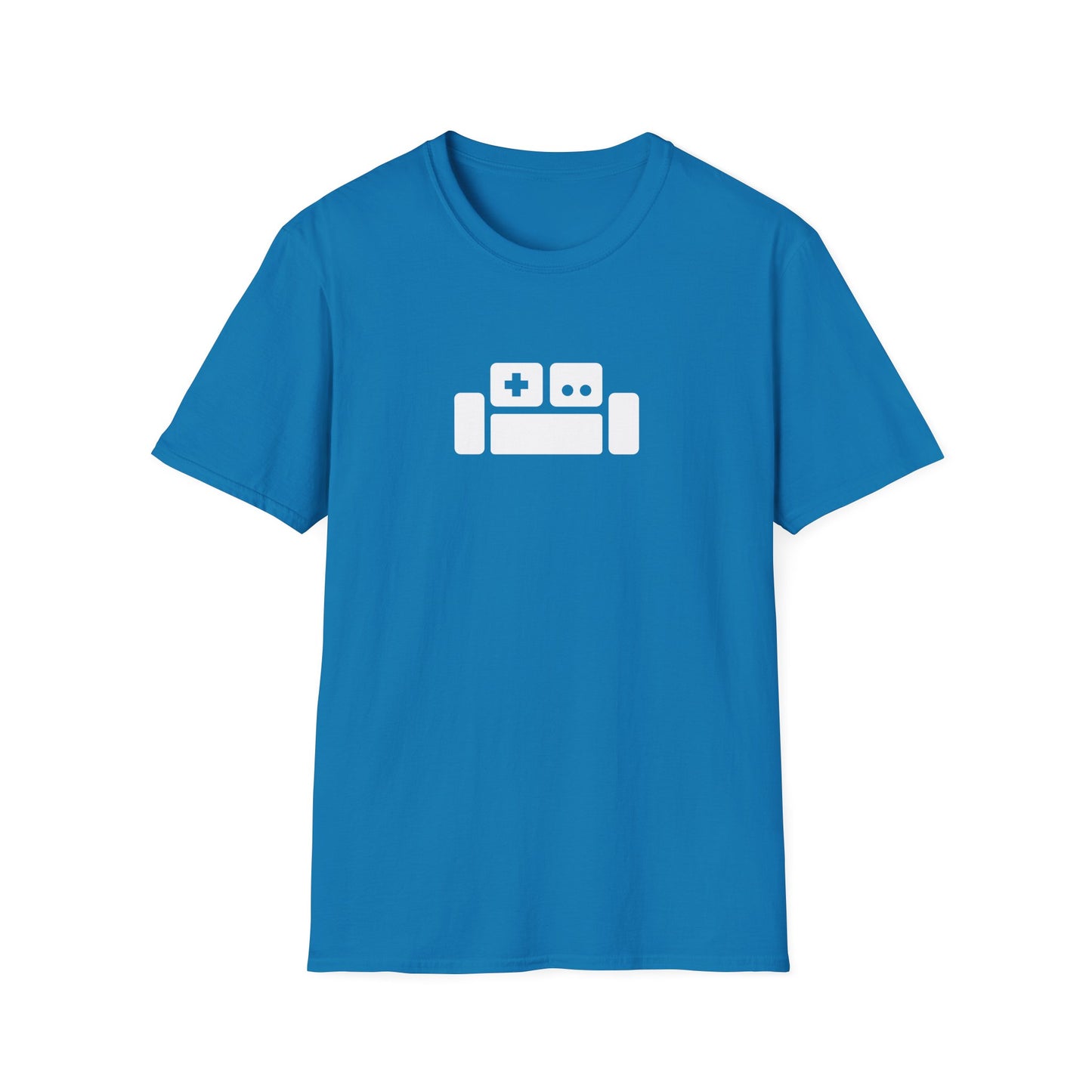 Basement Logo T-Shirt (white couch) (Unisex Adult)