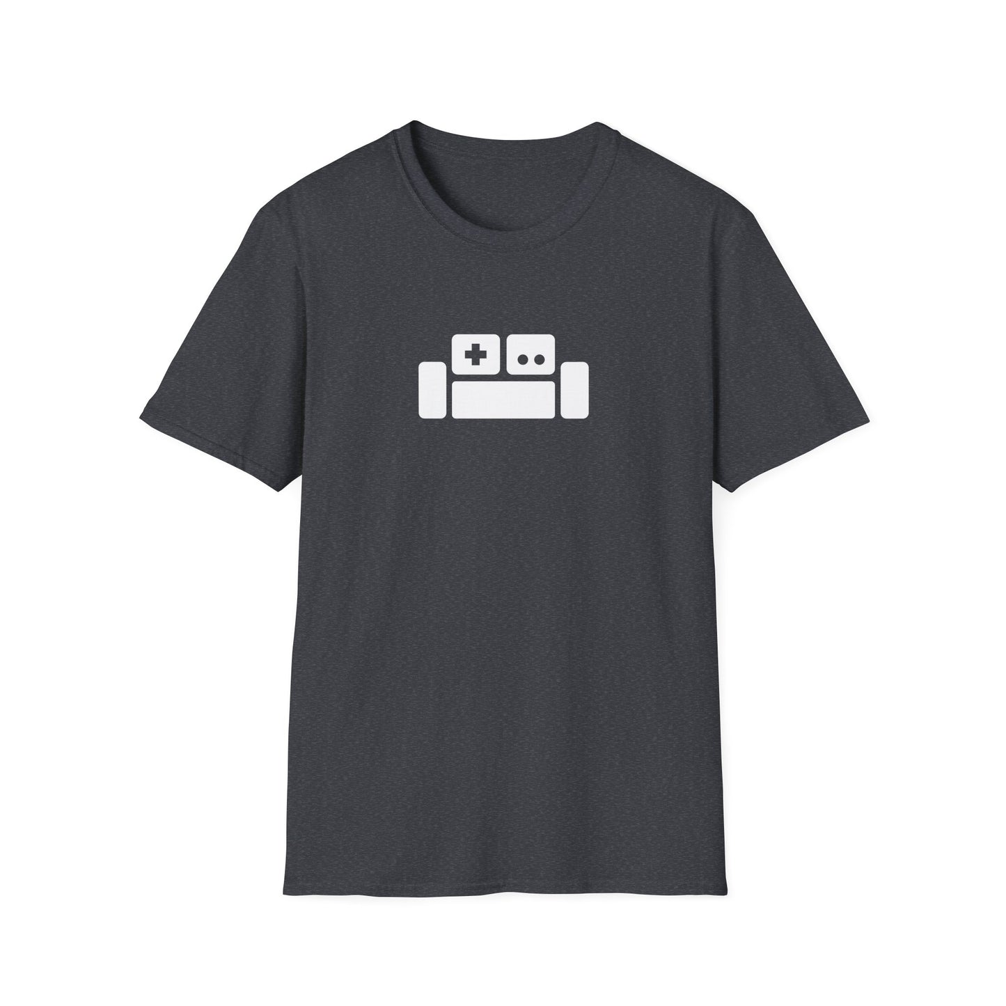 Basement Logo T-Shirt (white couch) (Unisex Adult)