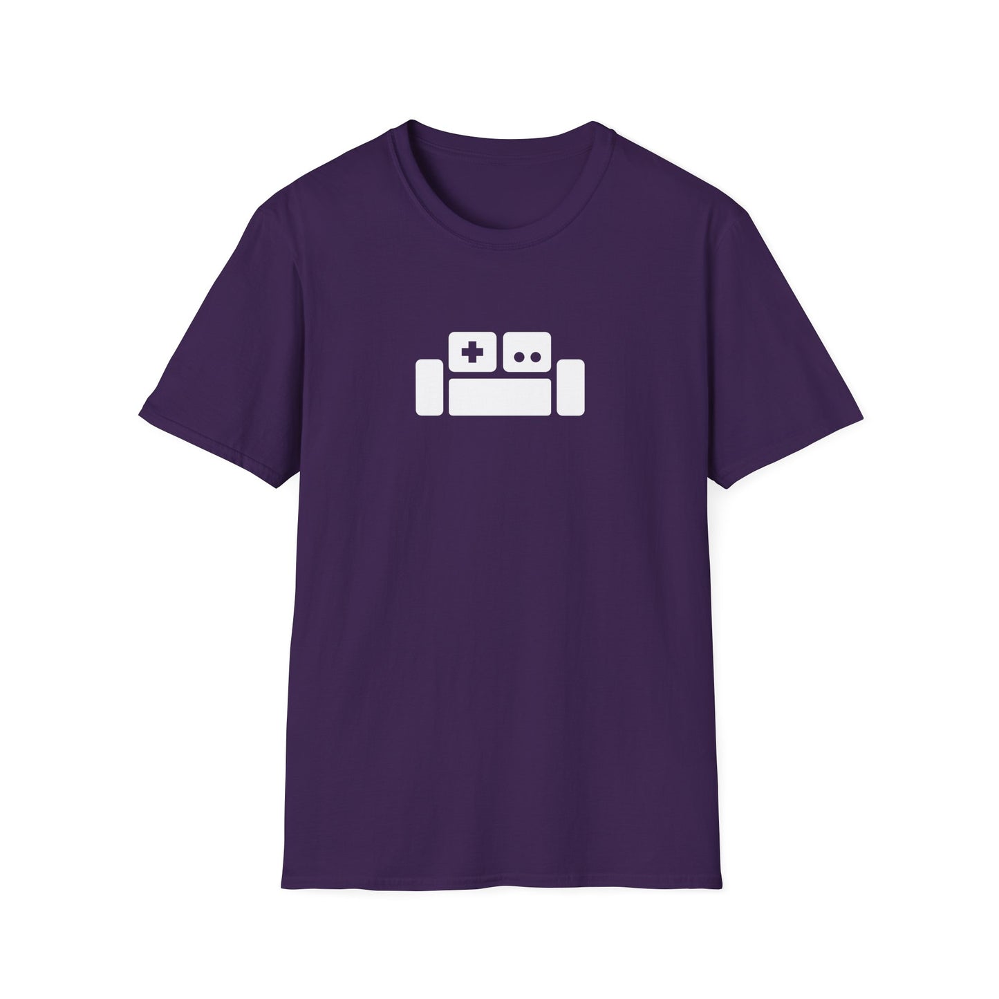 Basement Logo T-Shirt (white couch) (Unisex Adult)