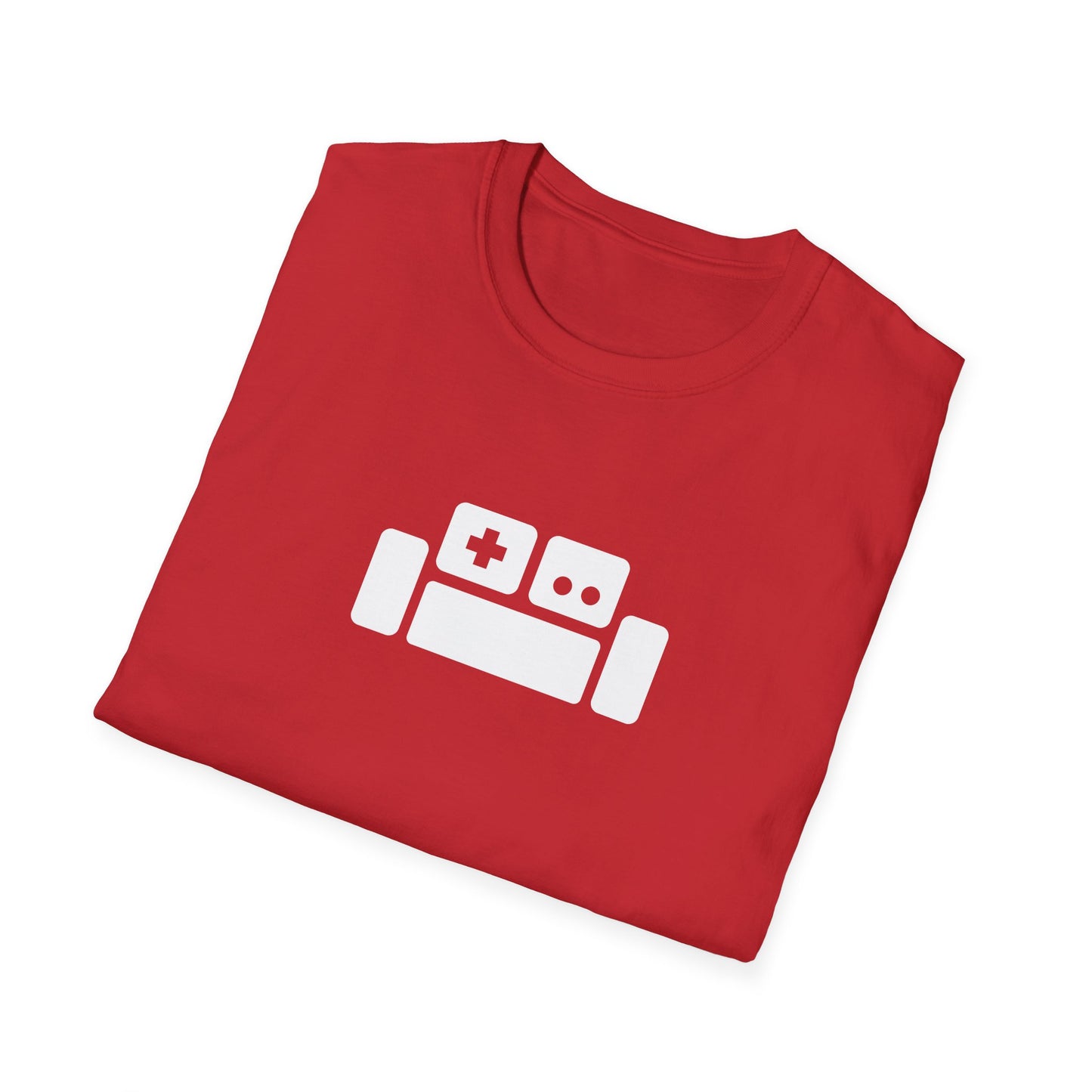 Basement Logo T-Shirt (white couch) (Unisex Adult)