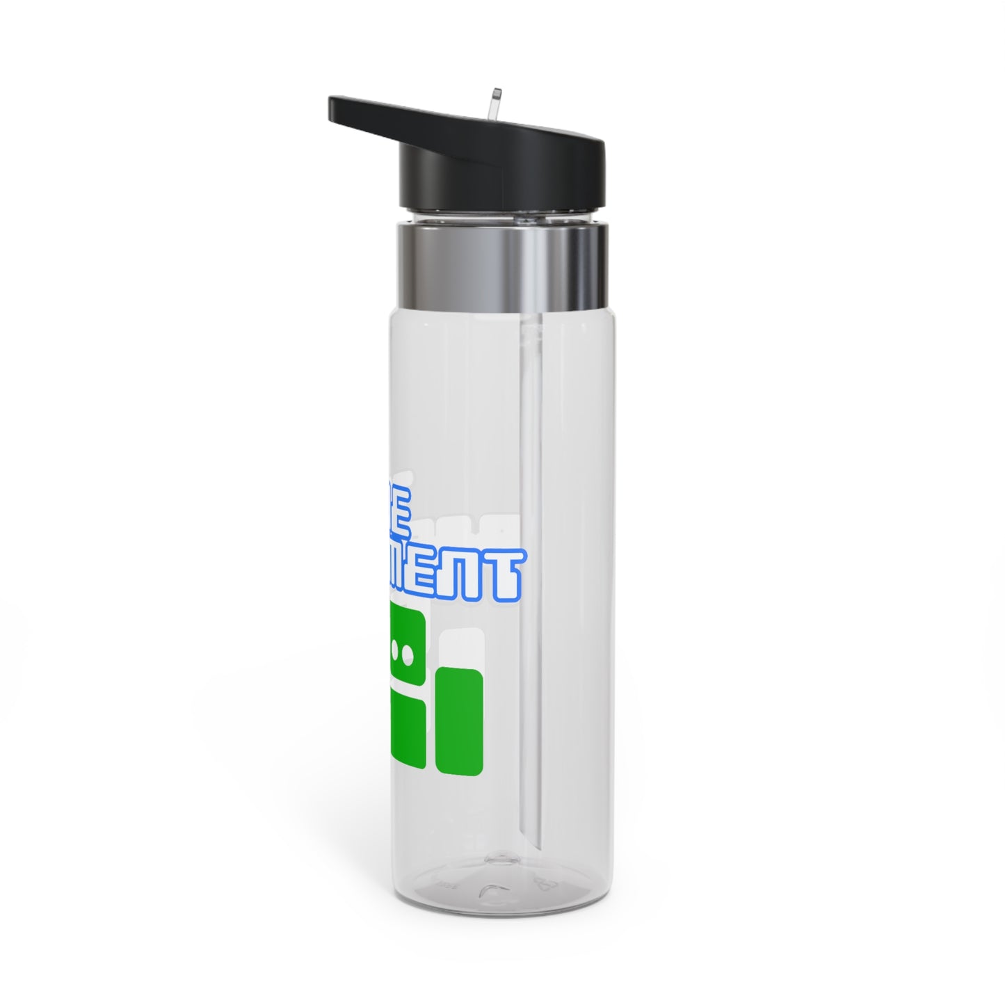 Water Bottle with The Basement Logo design - shatter, stain and odor resistant.