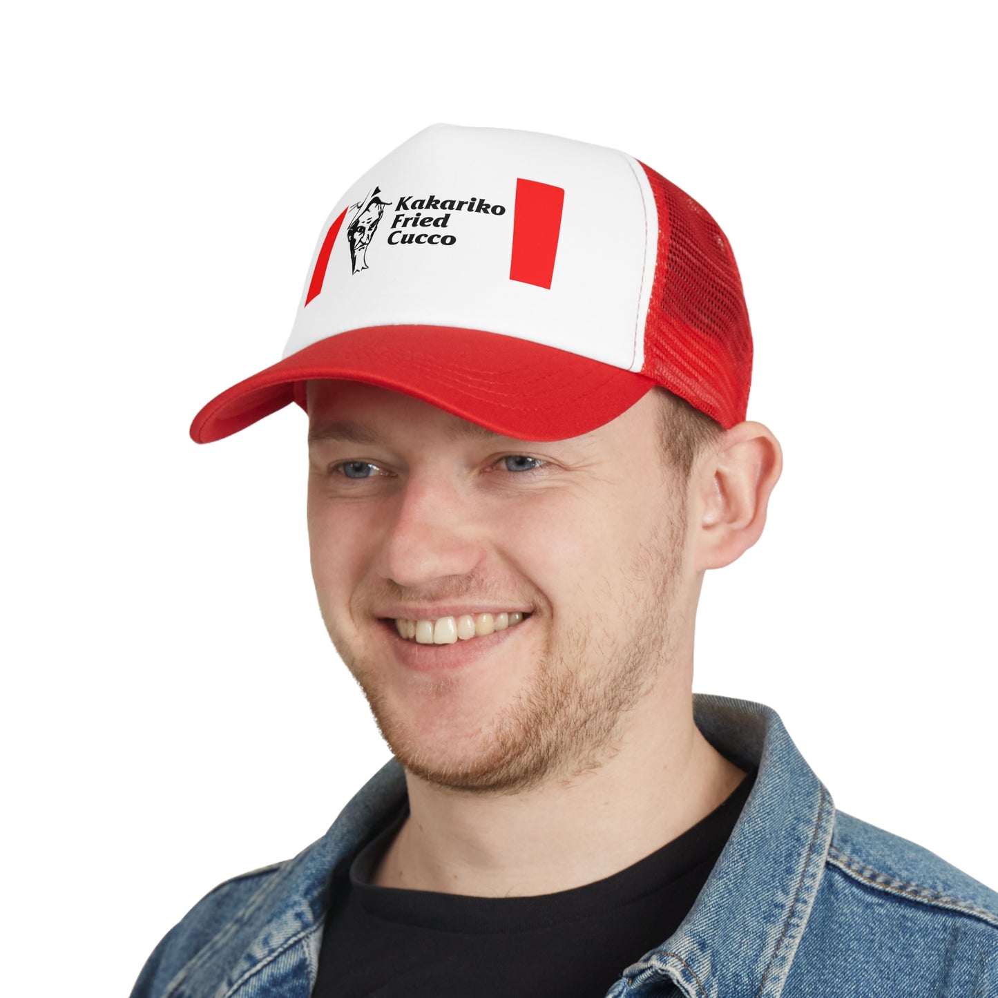 Fried Cucco Mesh Cap - Hat for Video Game Lovers
