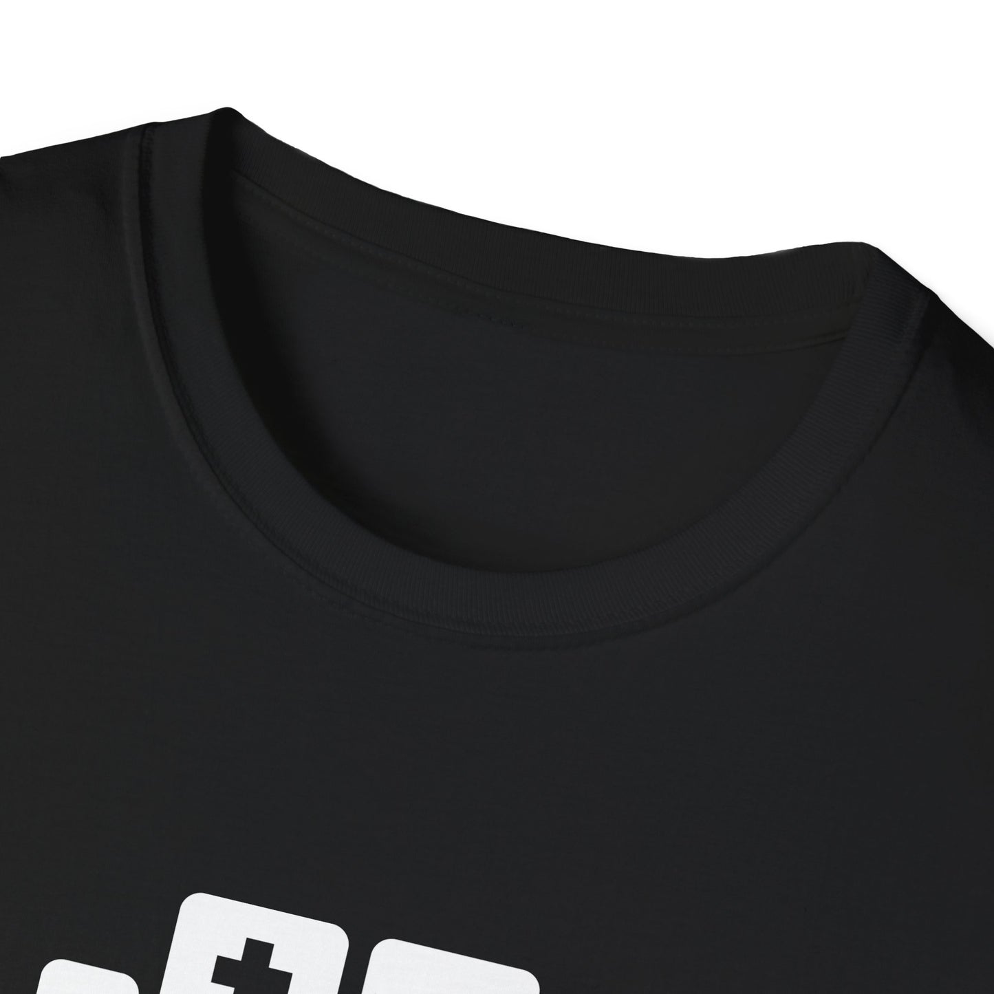 Basement Logo T-Shirt (white couch) (Unisex Adult)