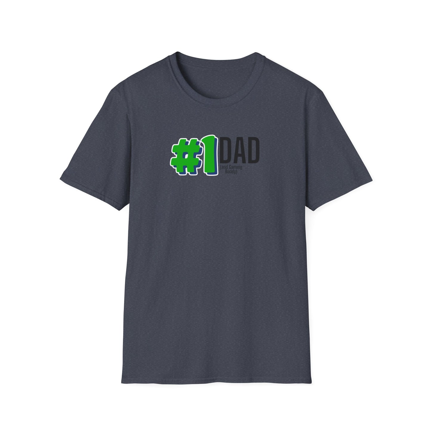 Gamer Dad T-Shirt #1 Dad and Gaming Buddy Father's Day Gift