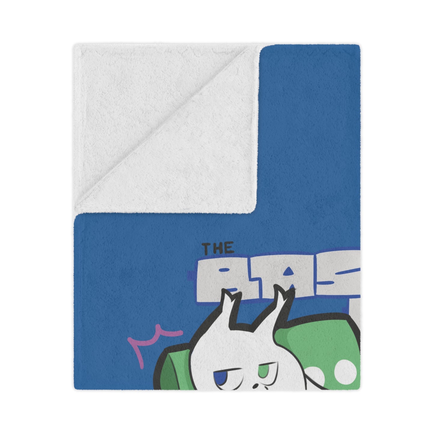 Minky Basement Blanket (Blue) - Soft and Fluffy