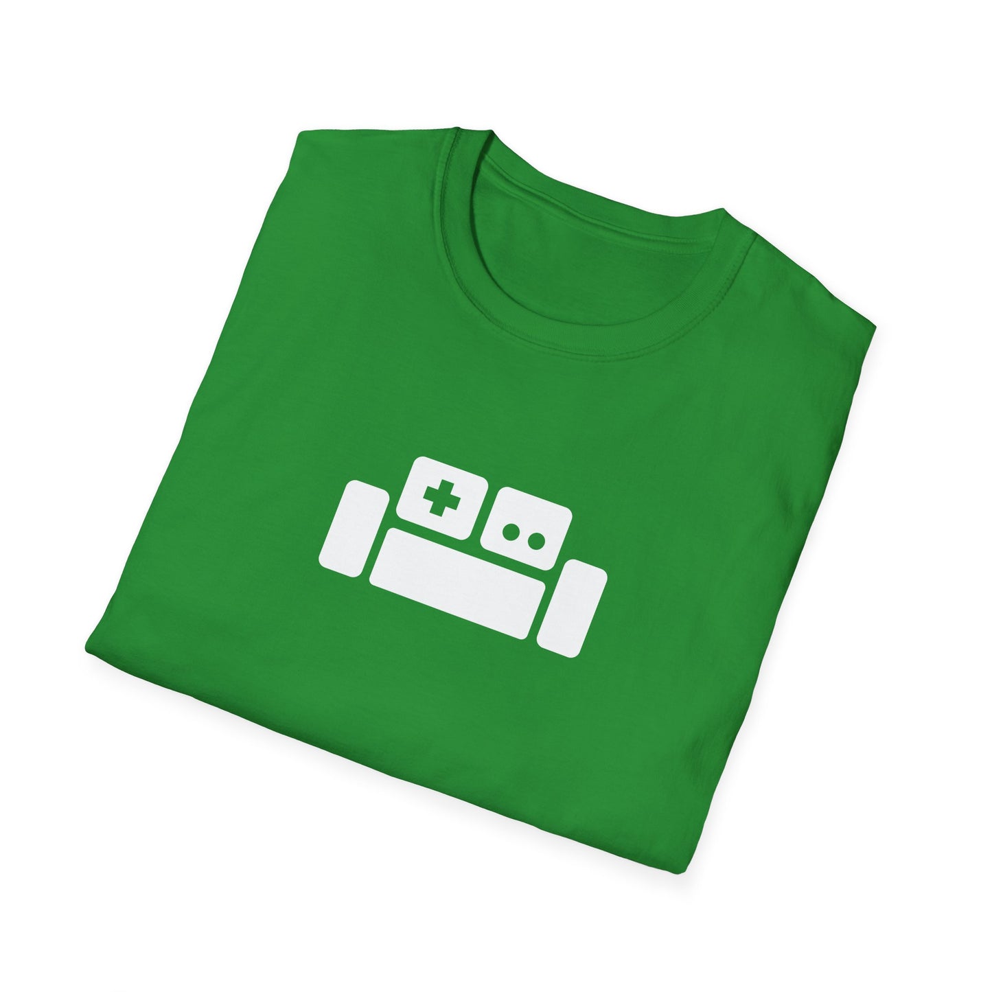Basement Logo T-Shirt (white couch) (Unisex Adult)