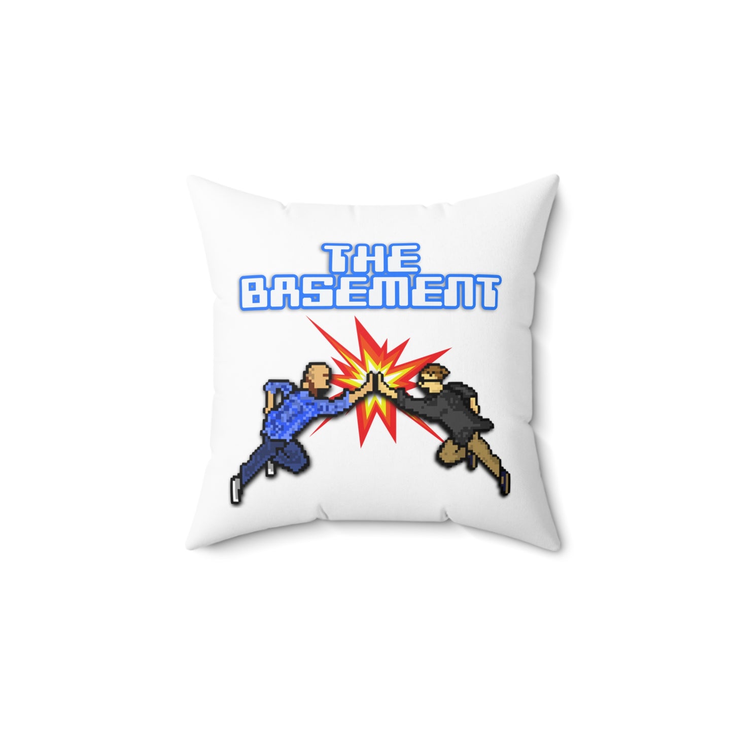 Two-sided Basement Pillow (GhostCat and BAM! designs)