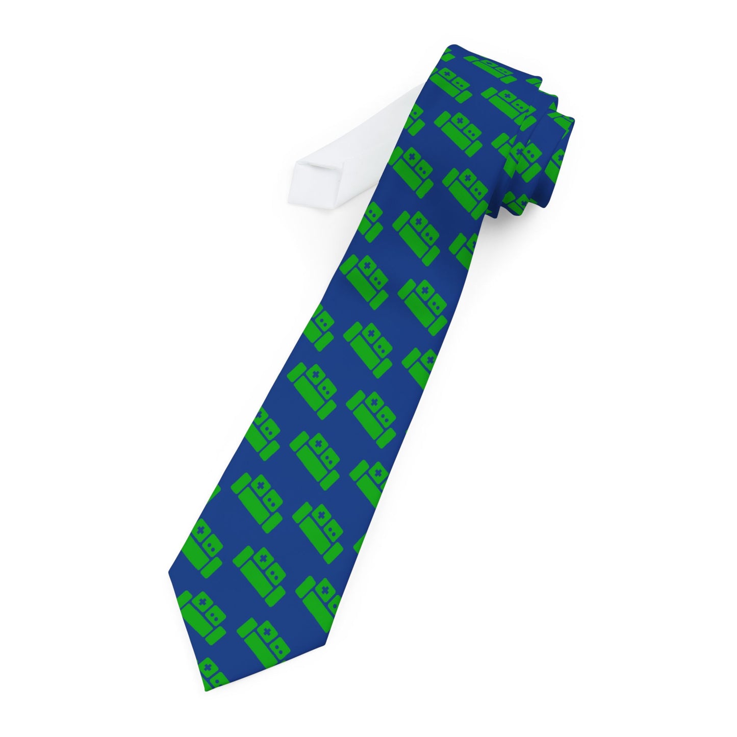 Necktie - The Basement Youtube Channel Logo Pattern Tie for Father's Day Gifts