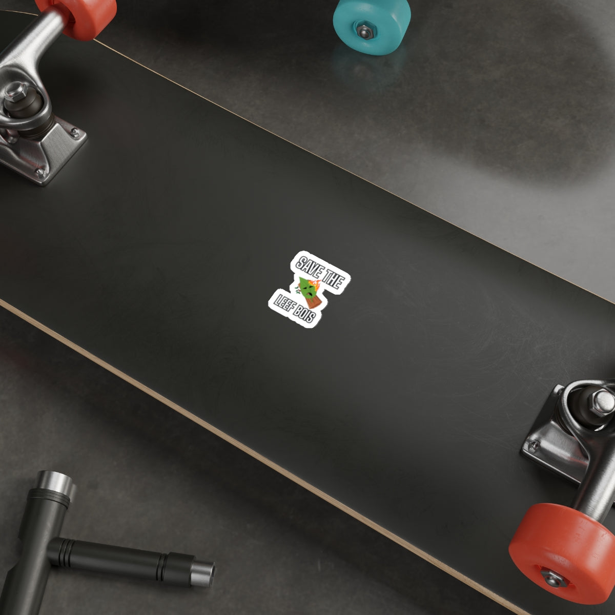 Die-Cut Sticker - Save the Leef Bois Design