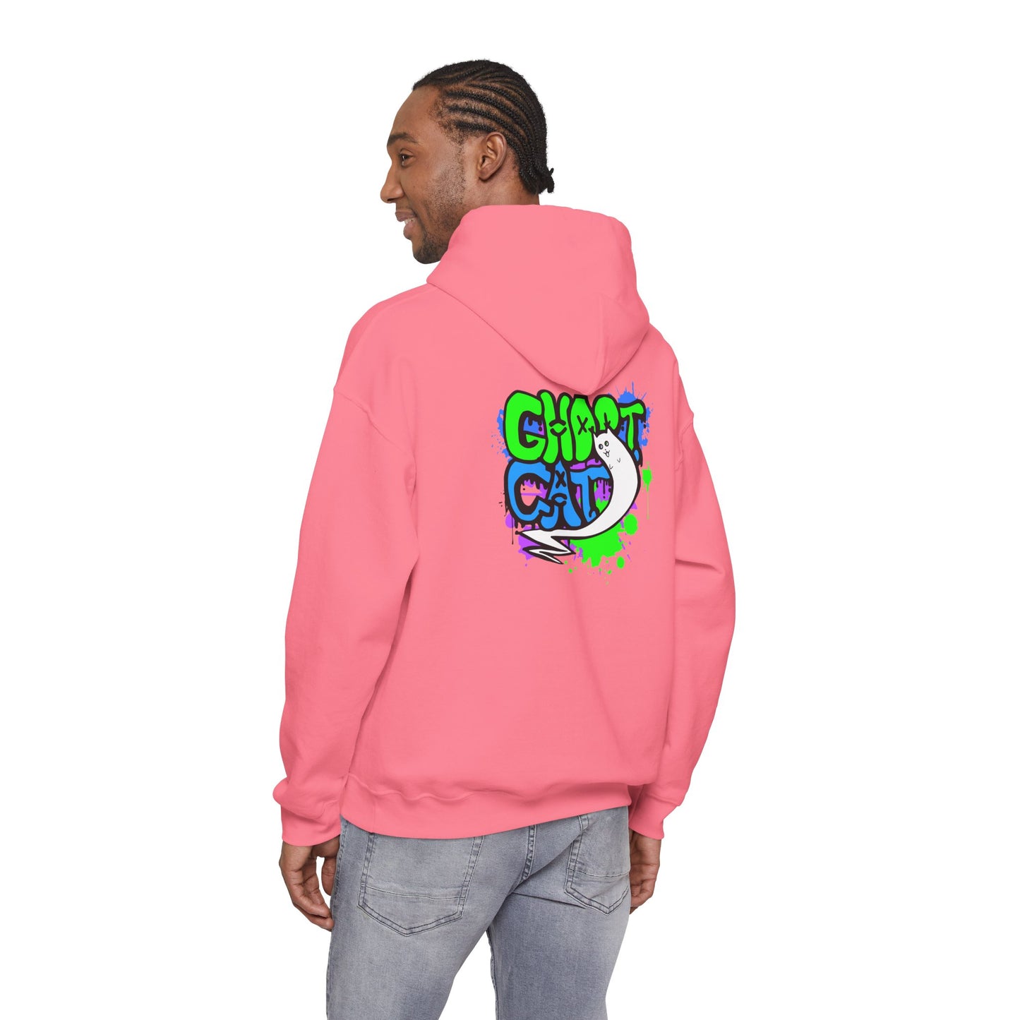 GhostCat Graffiti Adult Unisex Hoodie