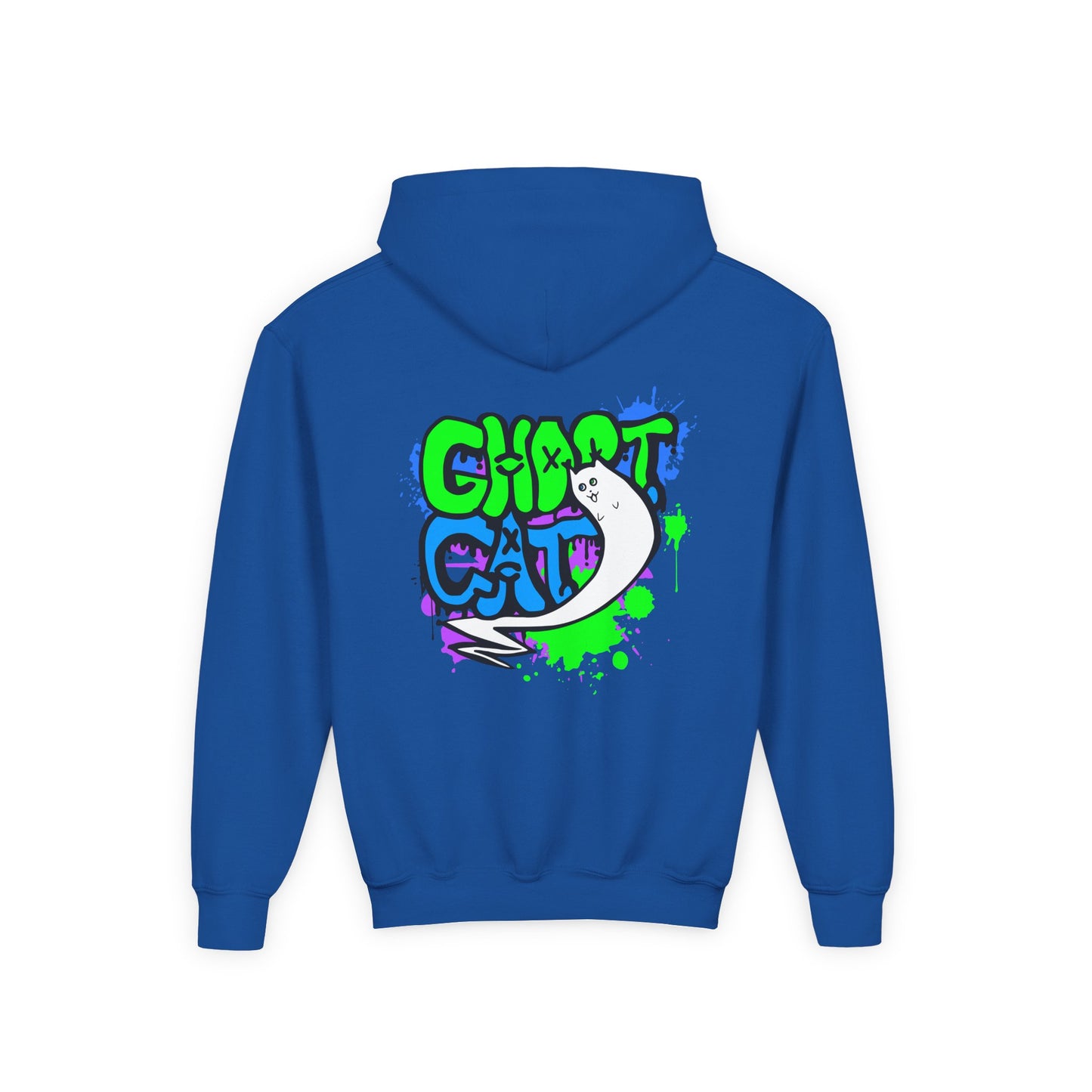 GhostCat Graffiti Kids Hoodie