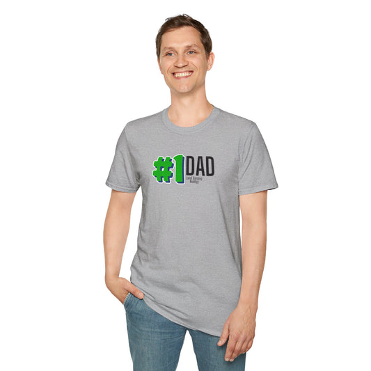Gamer Dad T-Shirt #1 Dad and Gaming Buddy Father's Day Gift