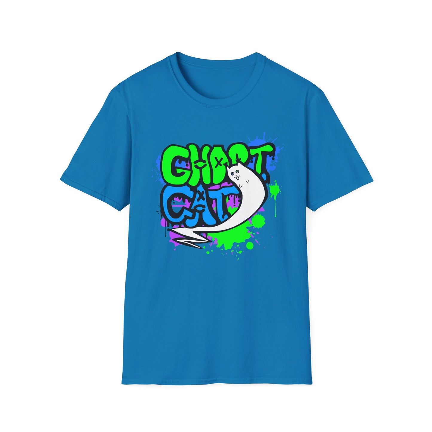 GhostCat Graffiti T-Shirt (Unisex Adult Sizes)