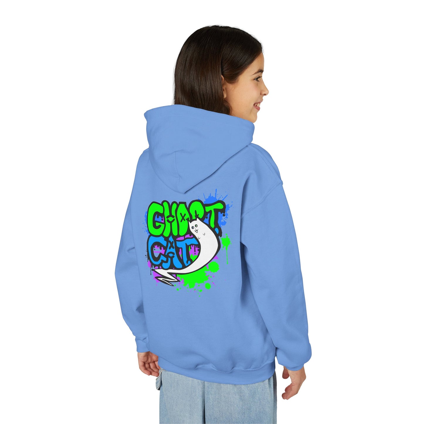 GhostCat Graffiti Kids Hoodie