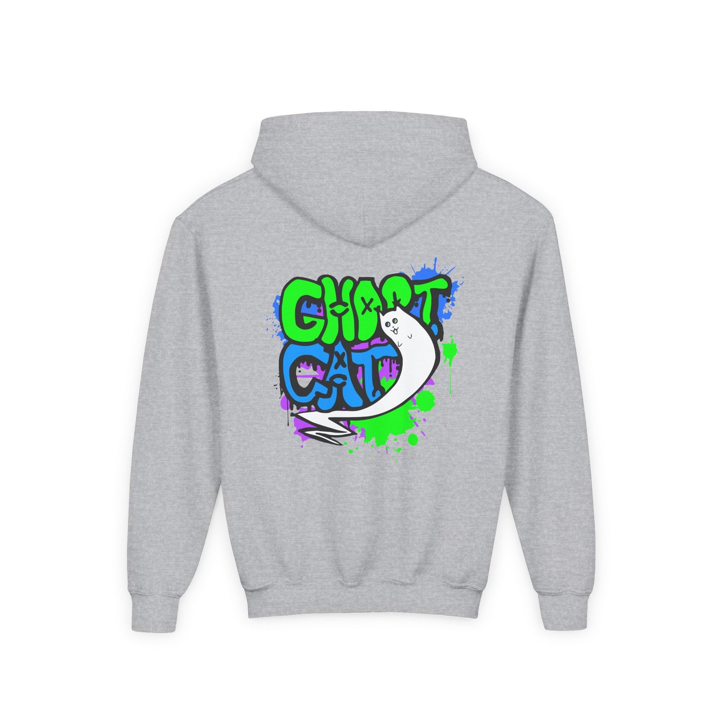GhostCat Graffiti Kids Hoodie