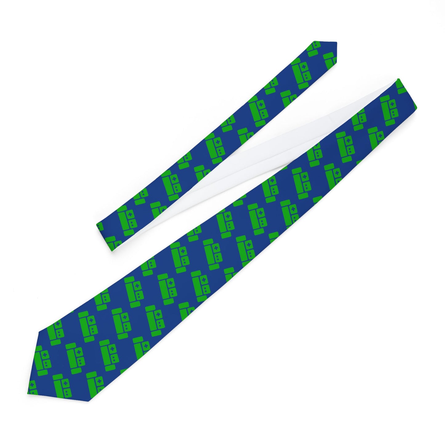 Necktie - The Basement Youtube Channel Logo Pattern Tie for Father's Day Gifts