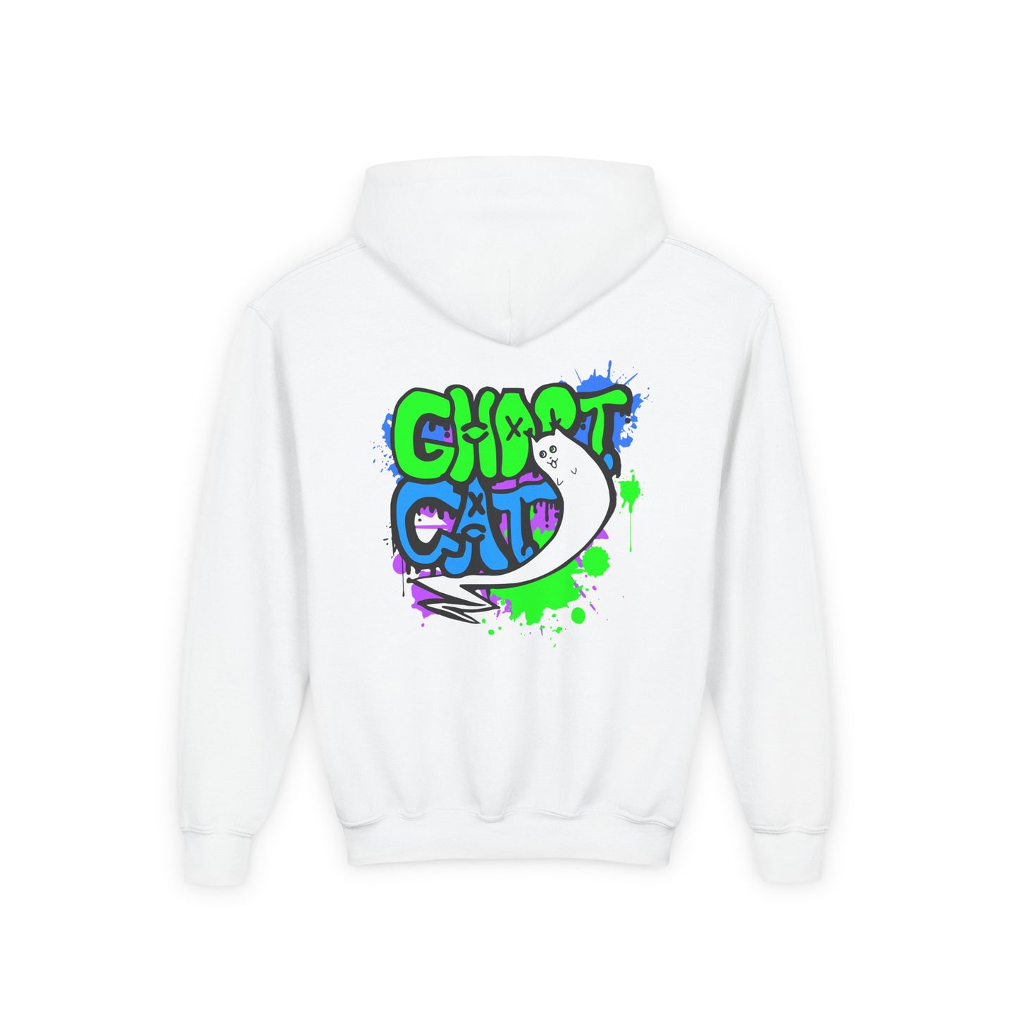 GhostCat Graffiti Kids Hoodie