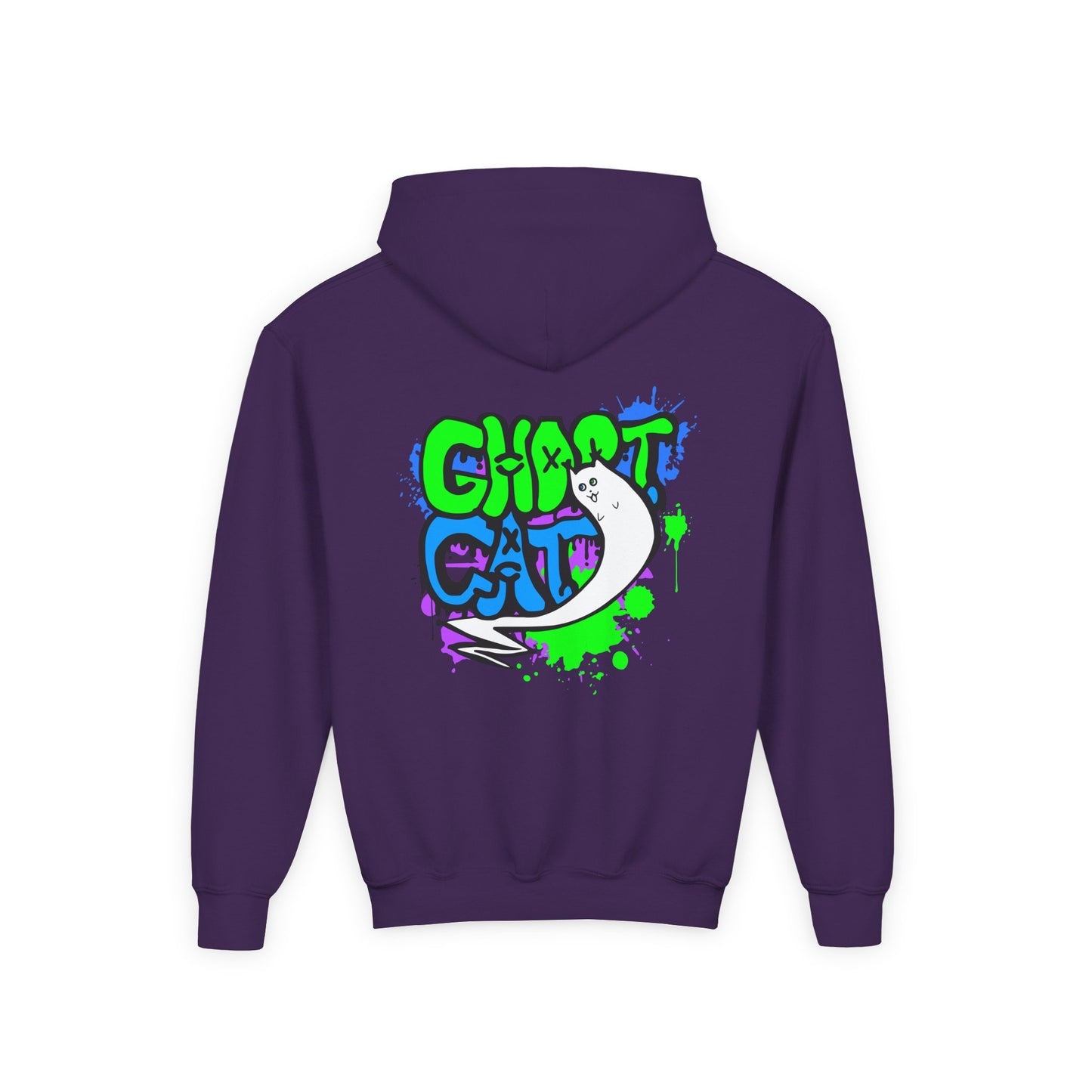 GhostCat Graffiti Kids Hoodie