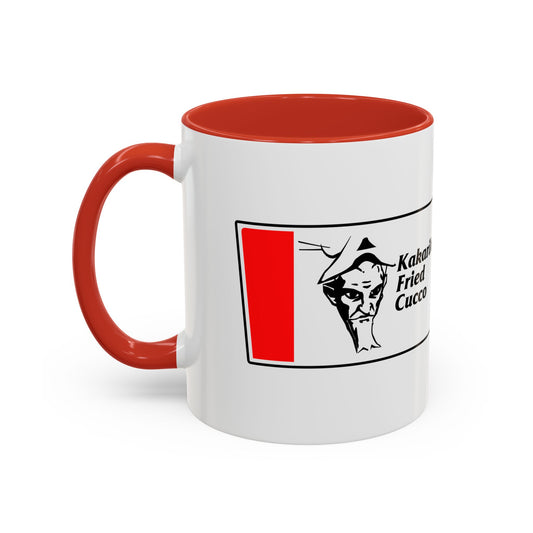 Fried Cucco Accent Coffee Mug - 11 & 15oz | Fun Gift for Gamers & Pop Culture Lovers