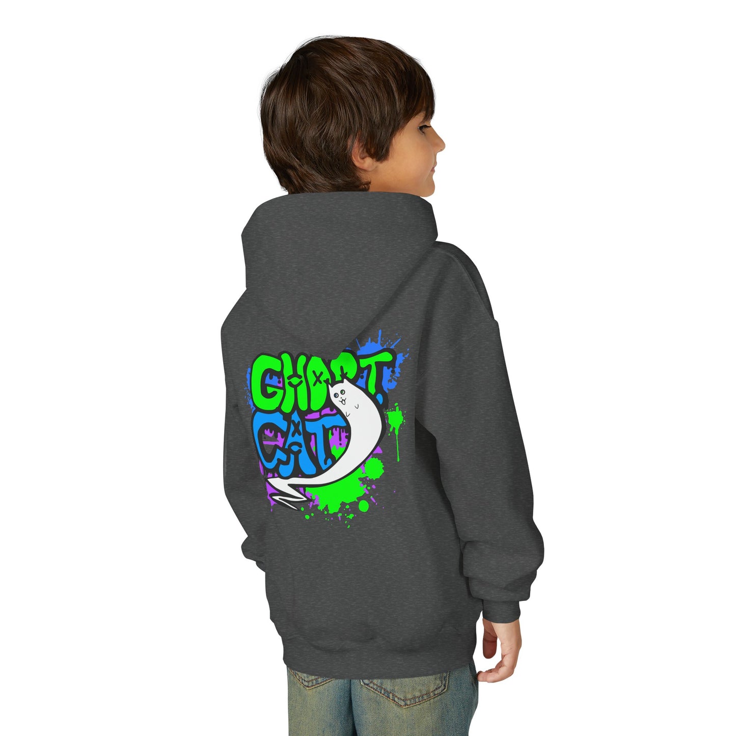 GhostCat Graffiti Kids Hoodie