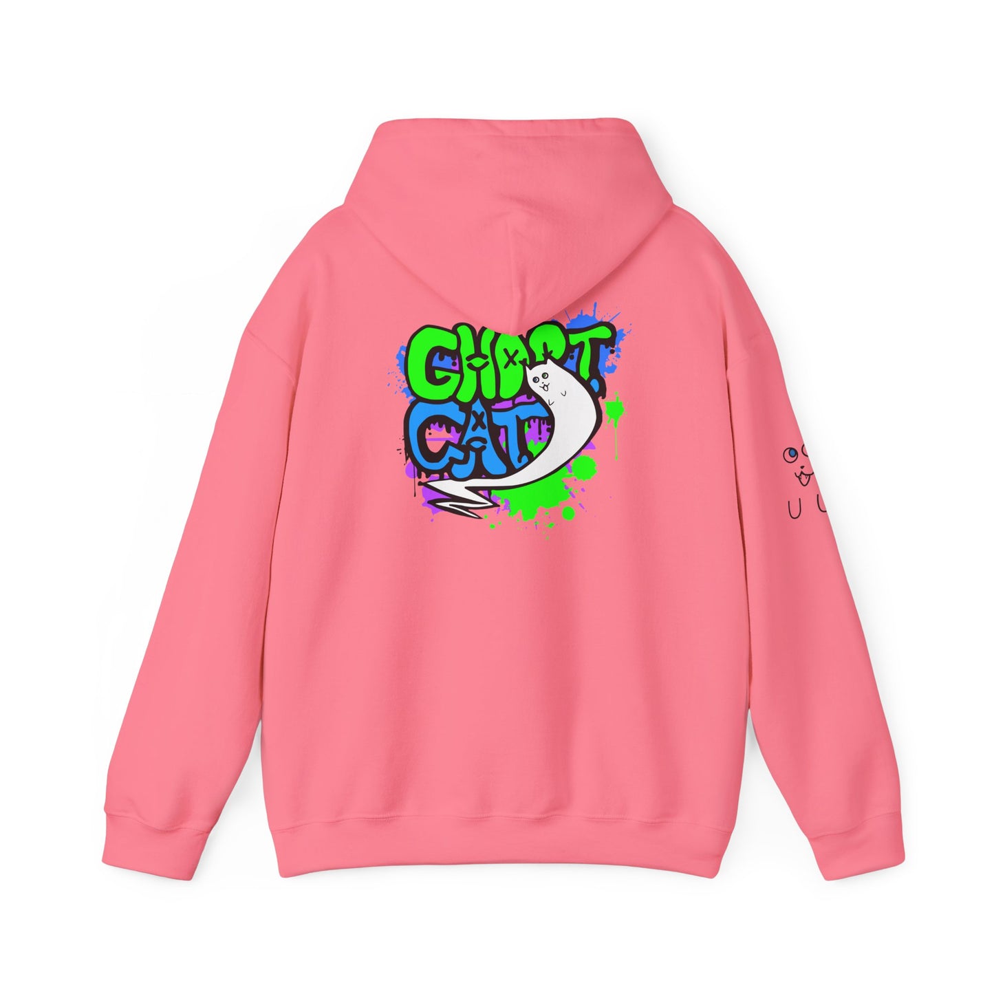 GhostCat Graffiti Adult Unisex Hoodie