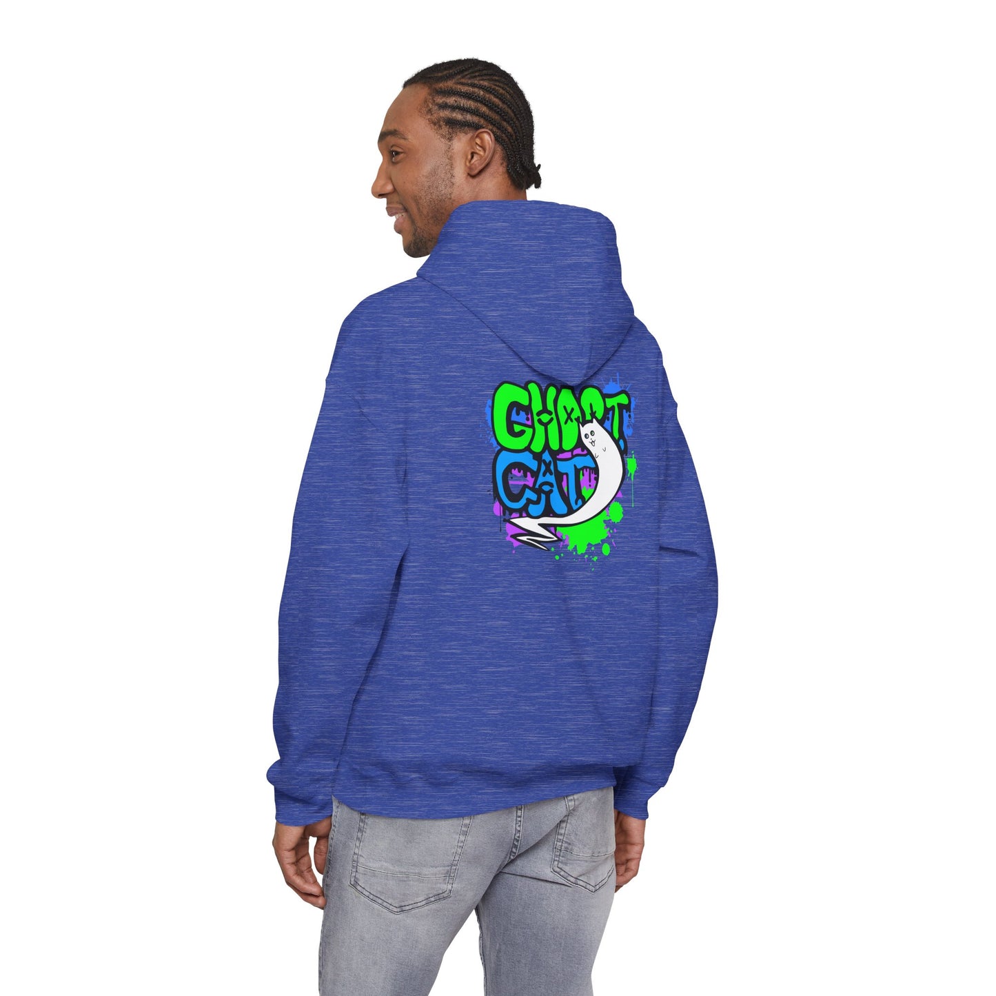 GhostCat Graffiti Adult Unisex Hoodie