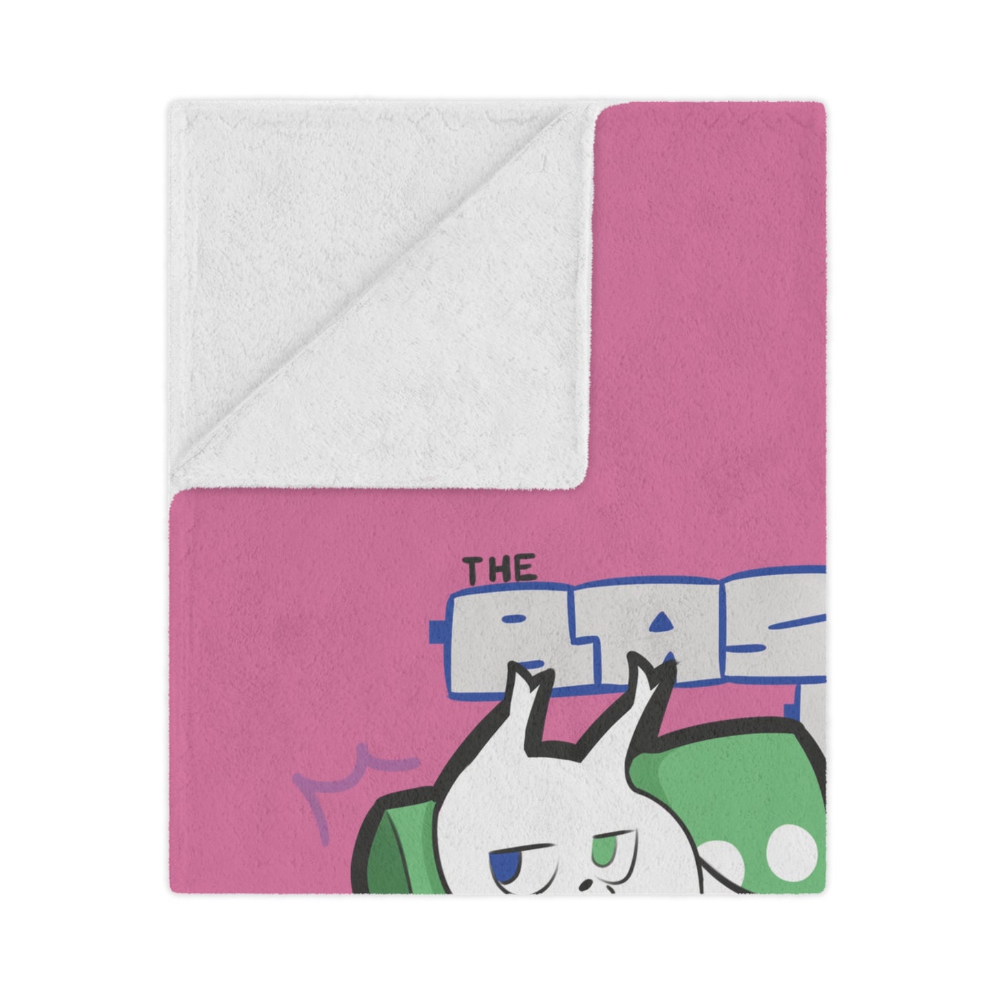 Minky Basement Blanket (Pink) - Soft and Fluffy
