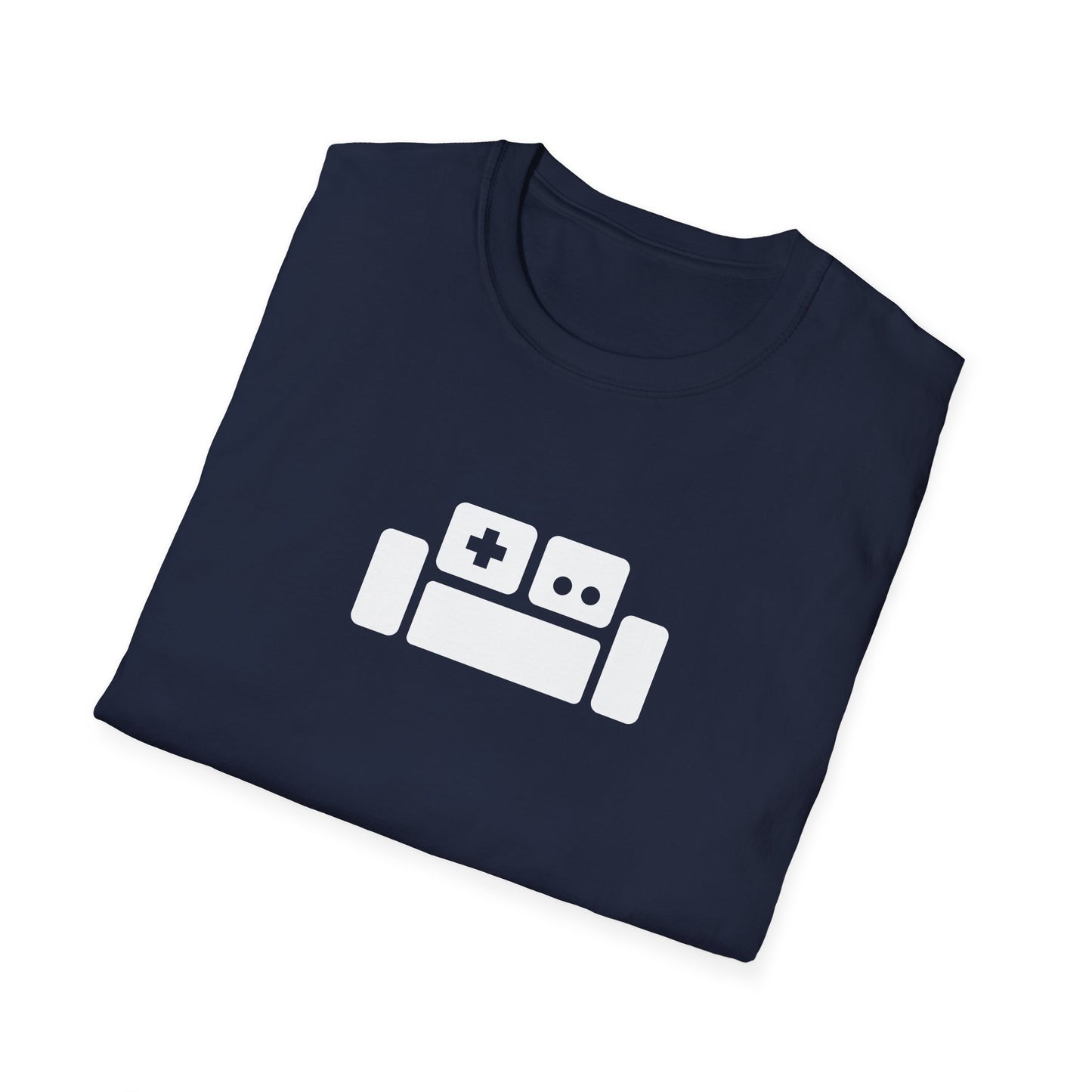 Basement Logo T-Shirt (white couch) (Unisex Adult)