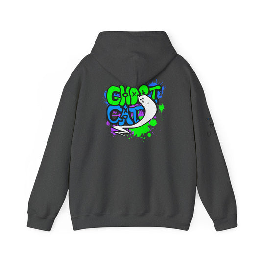 GhostCat Graffiti Adult Unisex Hoodie