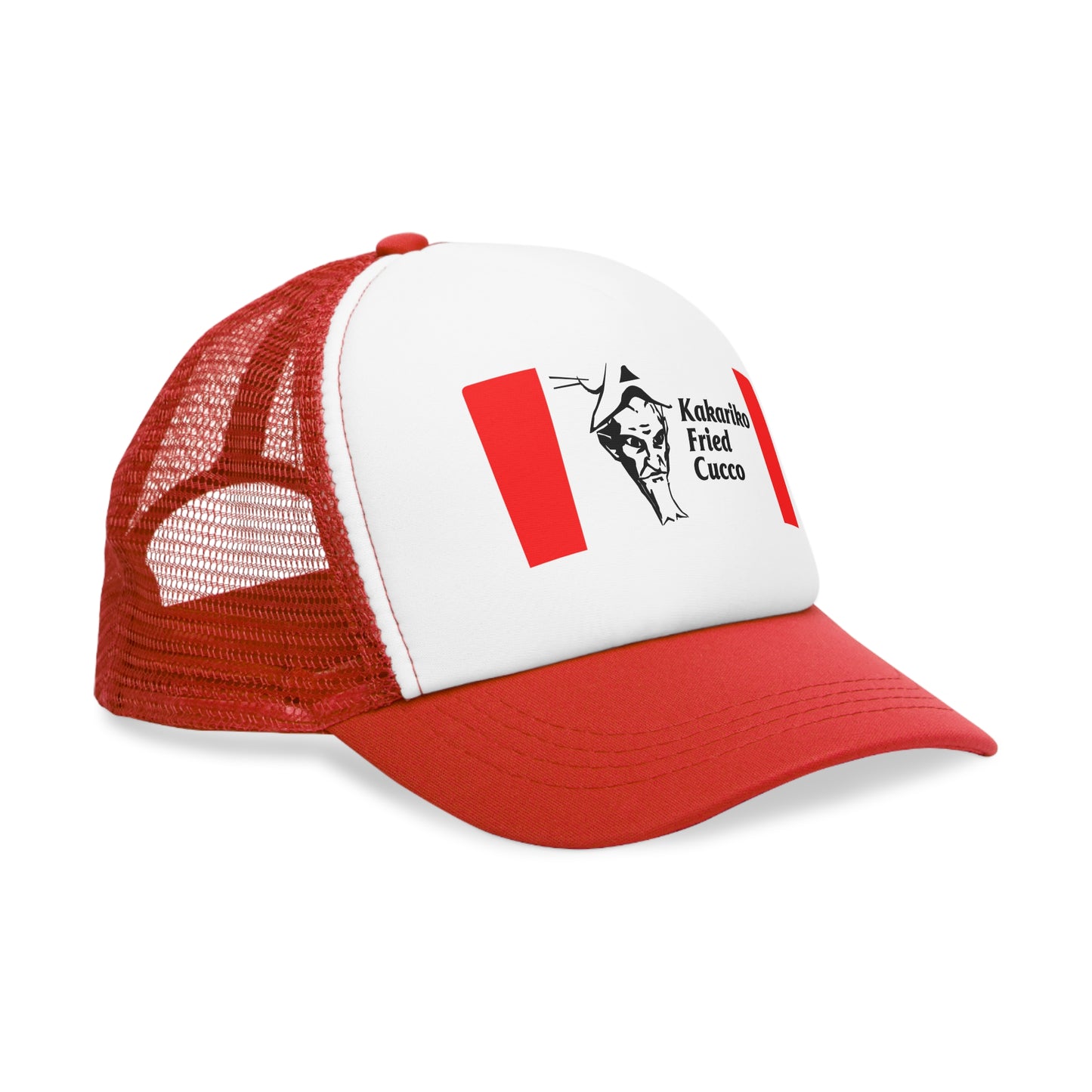 Fried Cucco Mesh Cap - Hat for Video Game Lovers