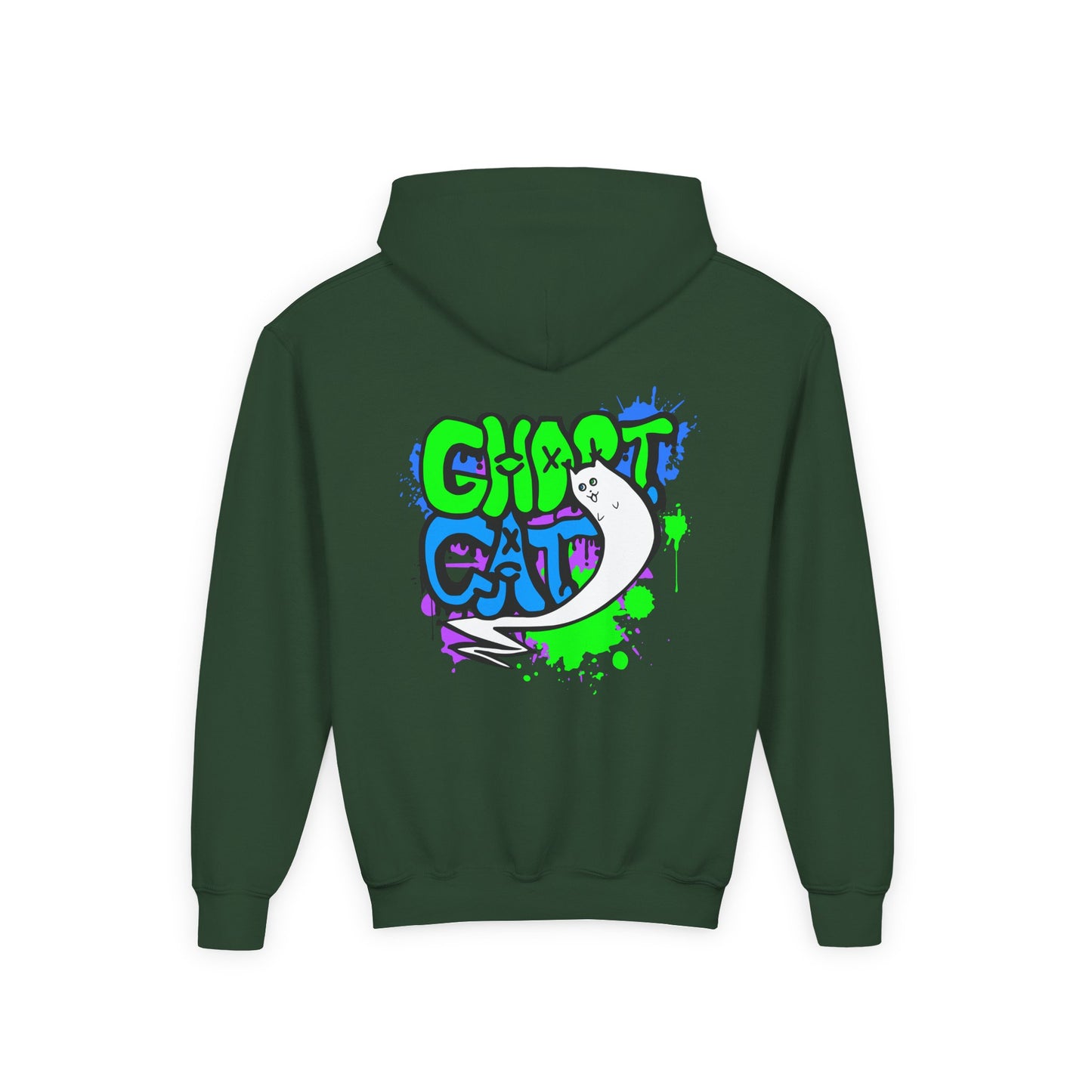 GhostCat Graffiti Kids Hoodie