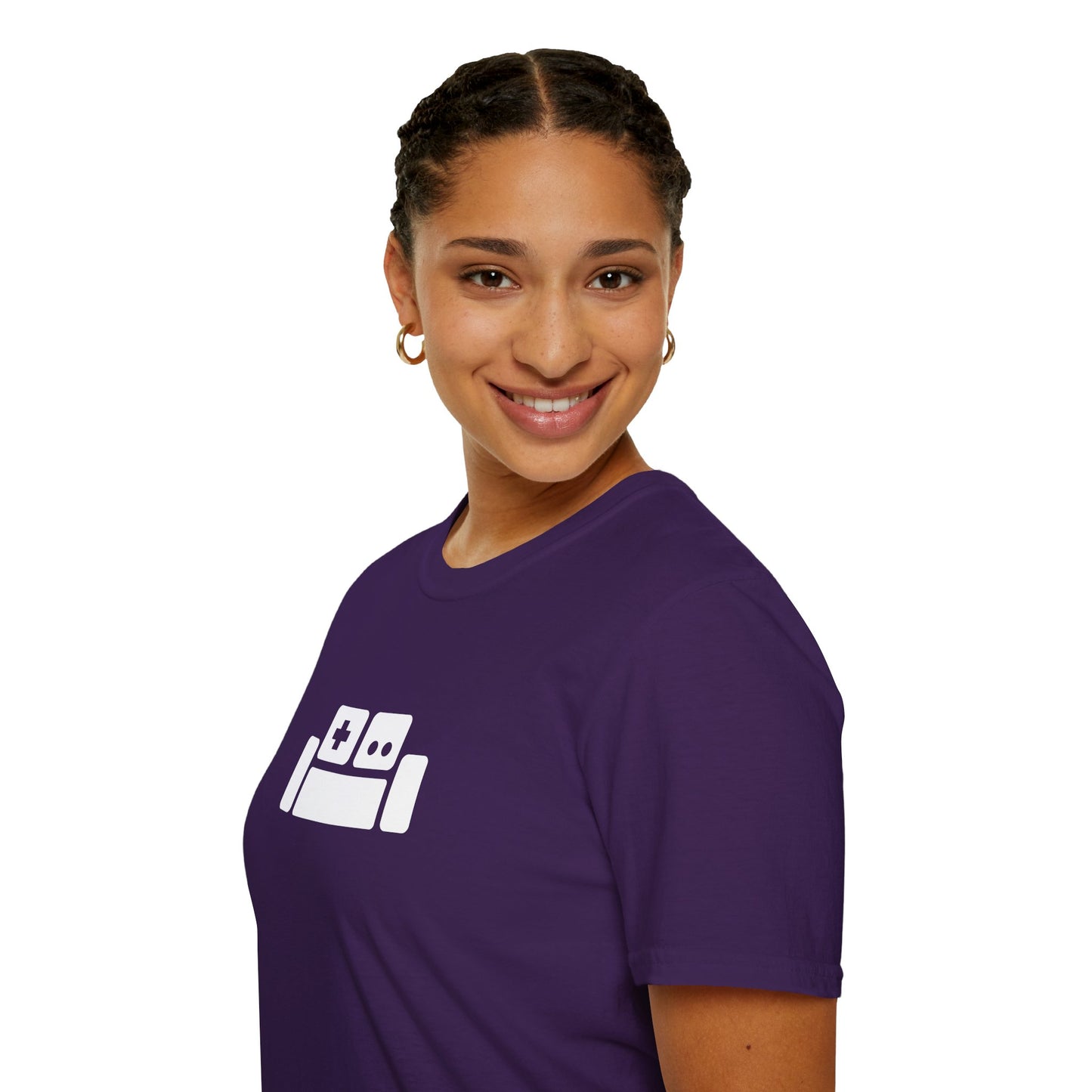 Basement Logo T-Shirt (white couch) (Unisex Adult)