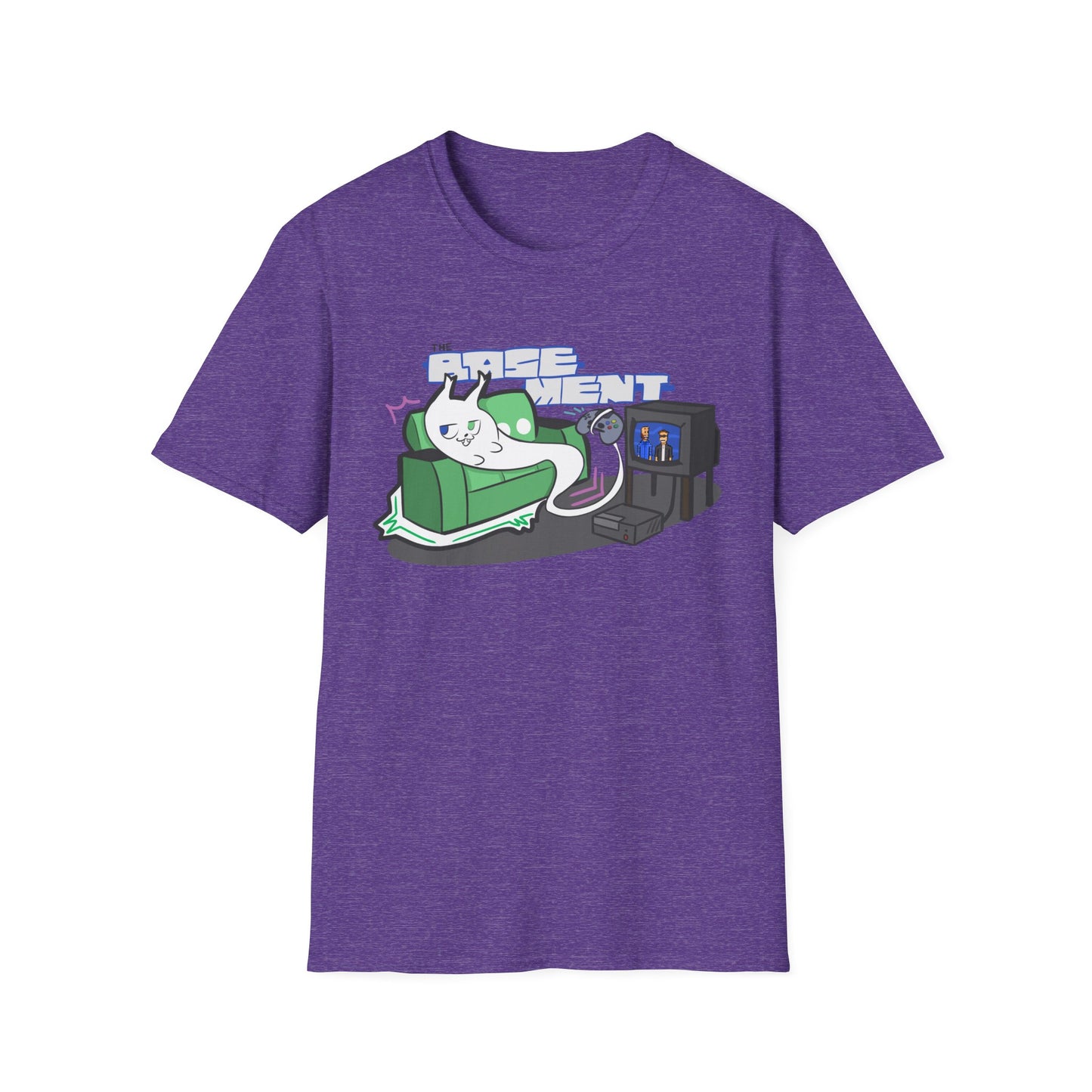 Ghost Cat on The Couch - T-Shirt Design Contest Winner! (Adult T Shirt)