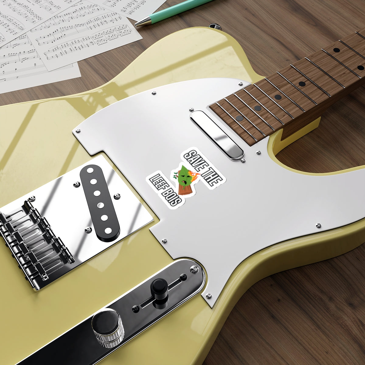 Die-Cut Sticker - Save the Leef Bois Design