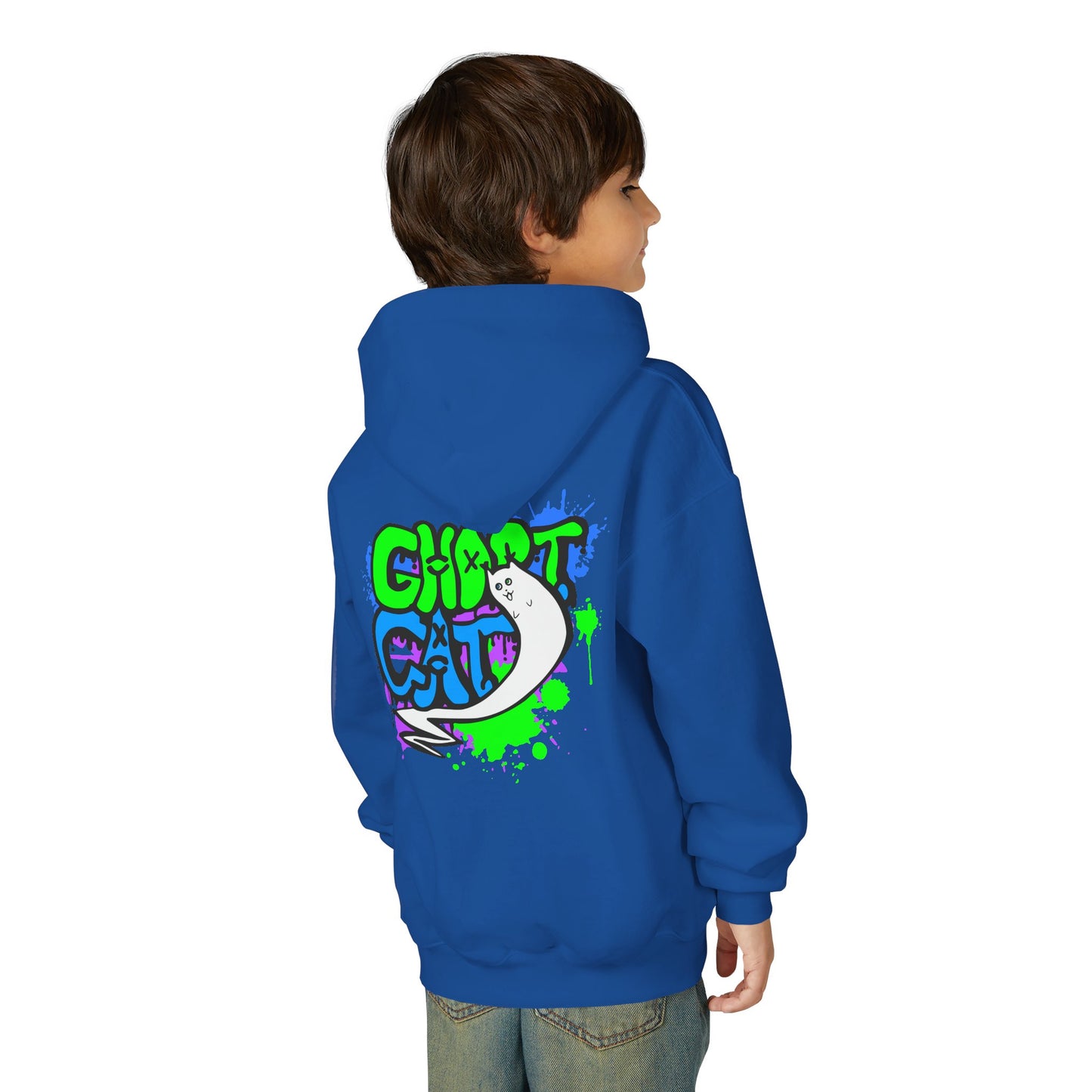GhostCat Graffiti Kids Hoodie