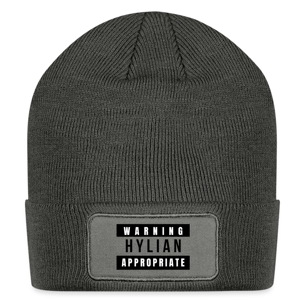 Hylian Appropriate Beanie - charcoal grey