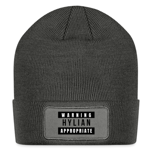 Hylian Appropriate Beanie - charcoal grey