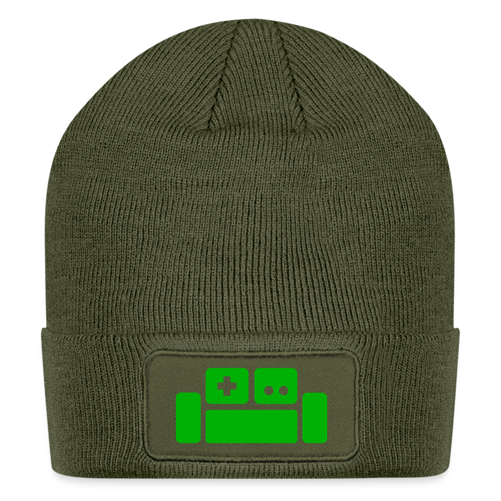 Basement Logo Beanie (green couch) - olive