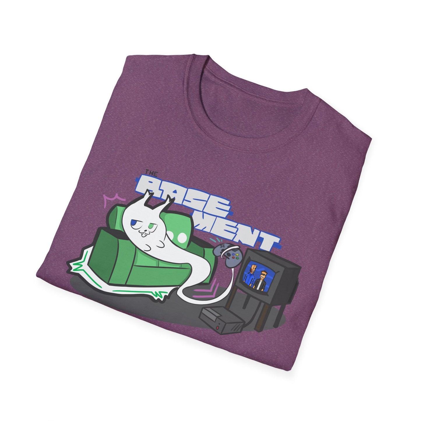 Ghost Cat on The Couch - T-Shirt Design Contest Winner! (Adult T Shirt)