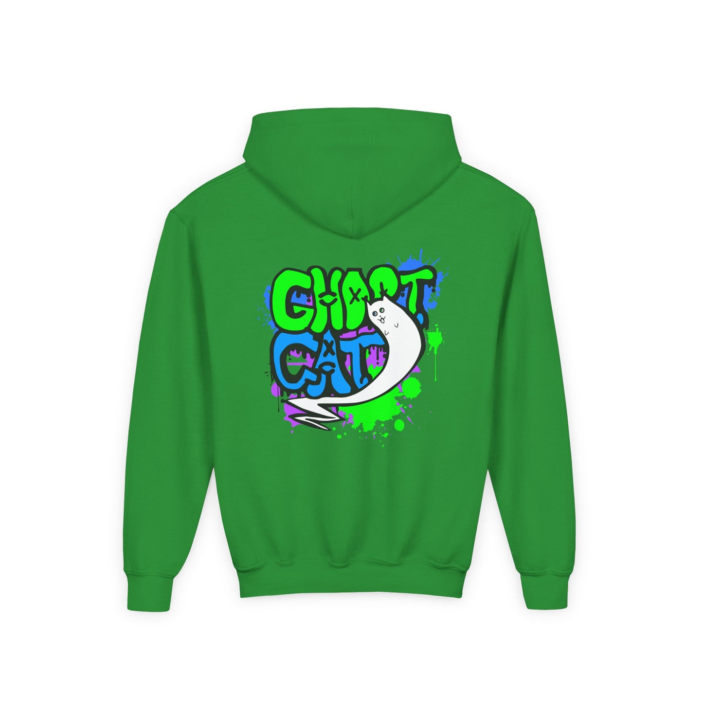 GhostCat Graffiti Kids Hoodie