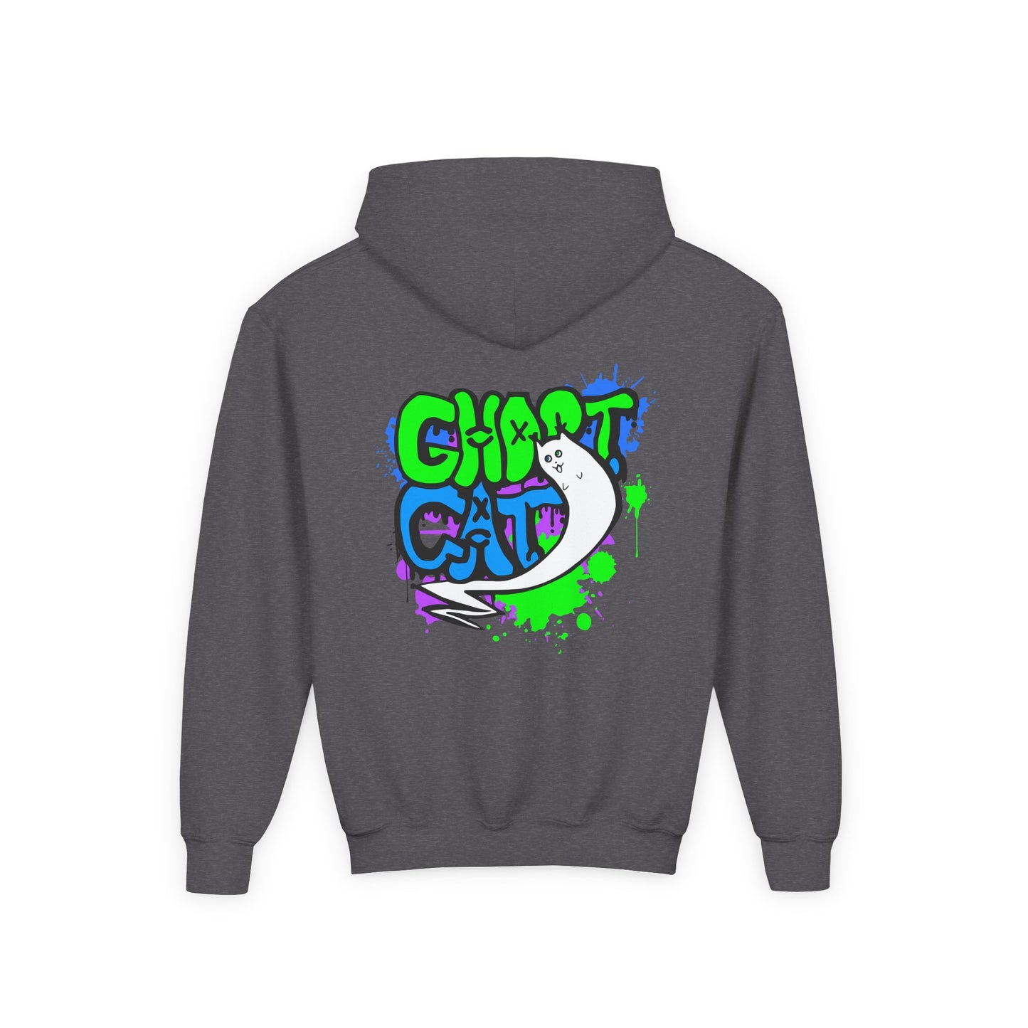 GhostCat Graffiti Kids Hoodie