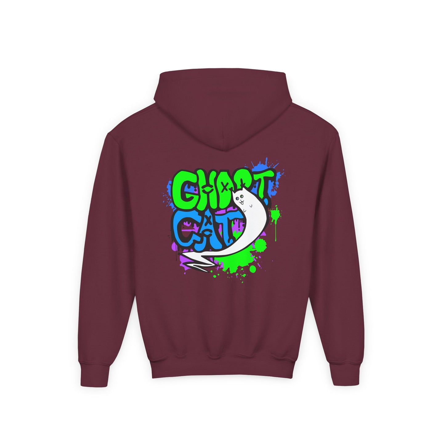 GhostCat Graffiti Kids Hoodie