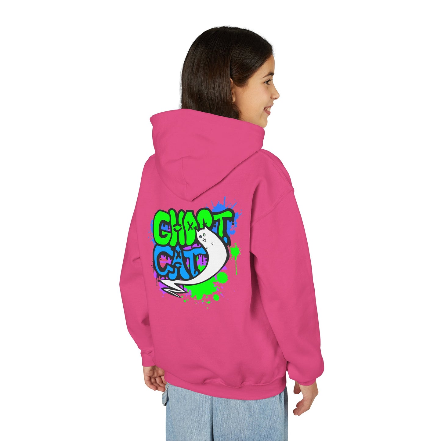 GhostCat Graffiti Kids Hoodie