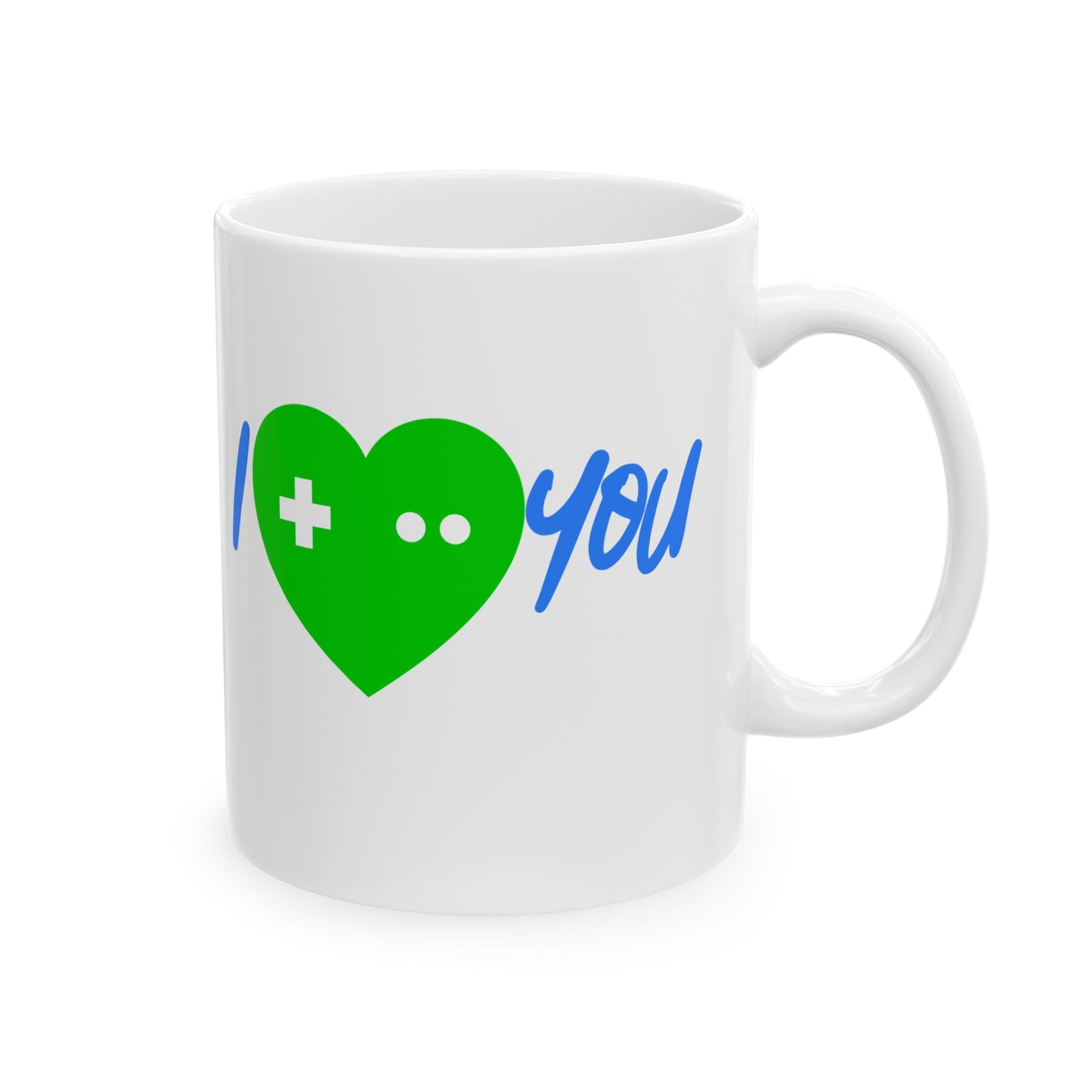 I Love You (basement heart) mug (11oz)