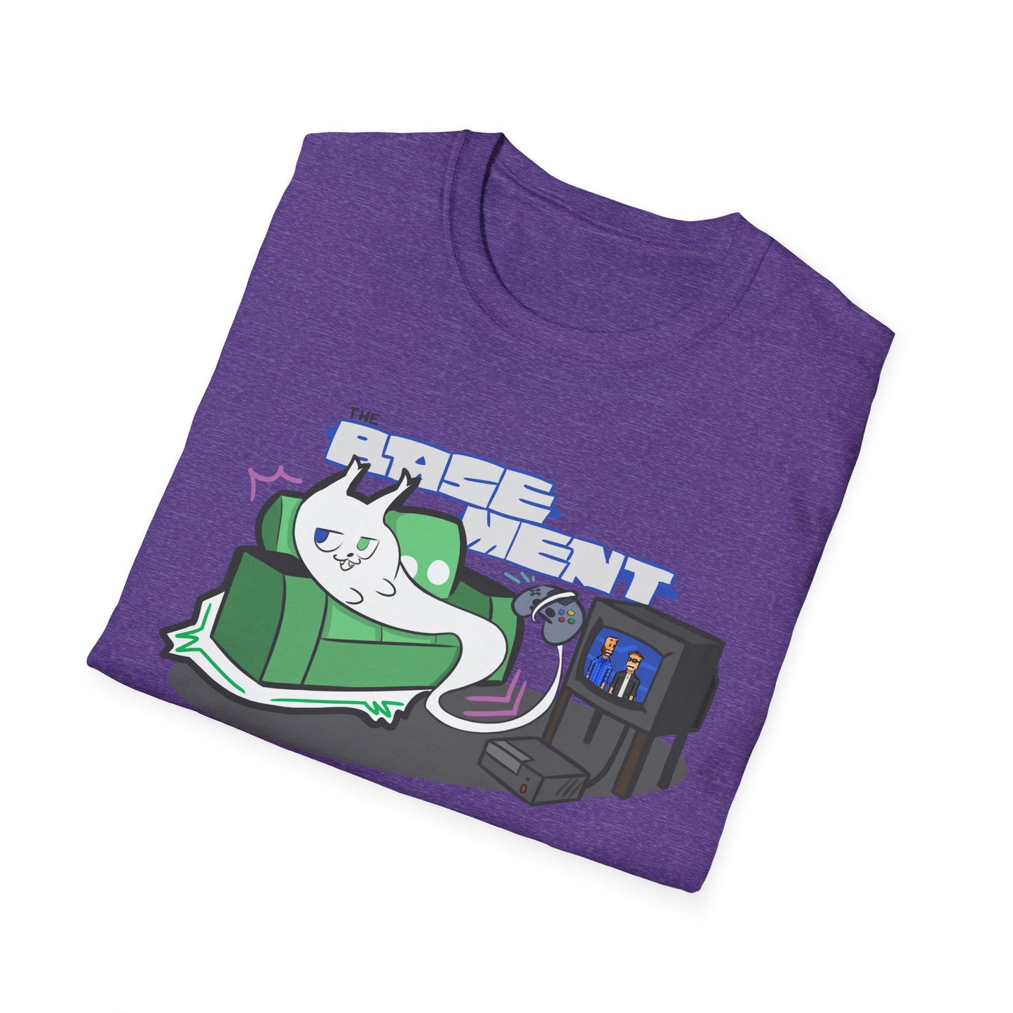 Ghost Cat on The Couch - T-Shirt Design Contest Winner! (Adult T Shirt)