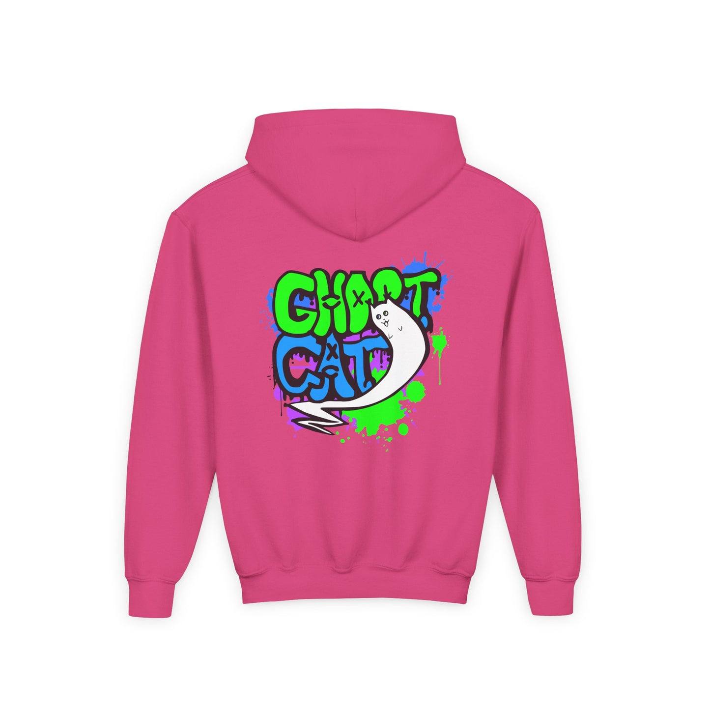 GhostCat Graffiti Kids Hoodie