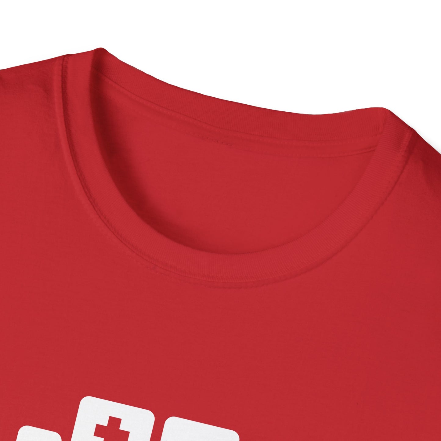 Basement Logo T-Shirt (white couch) (Unisex Adult)