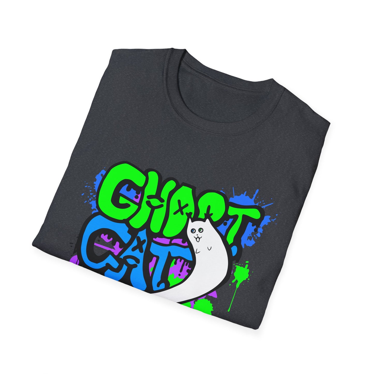 GhostCat Graffiti T-Shirt (Unisex Adult Sizes)