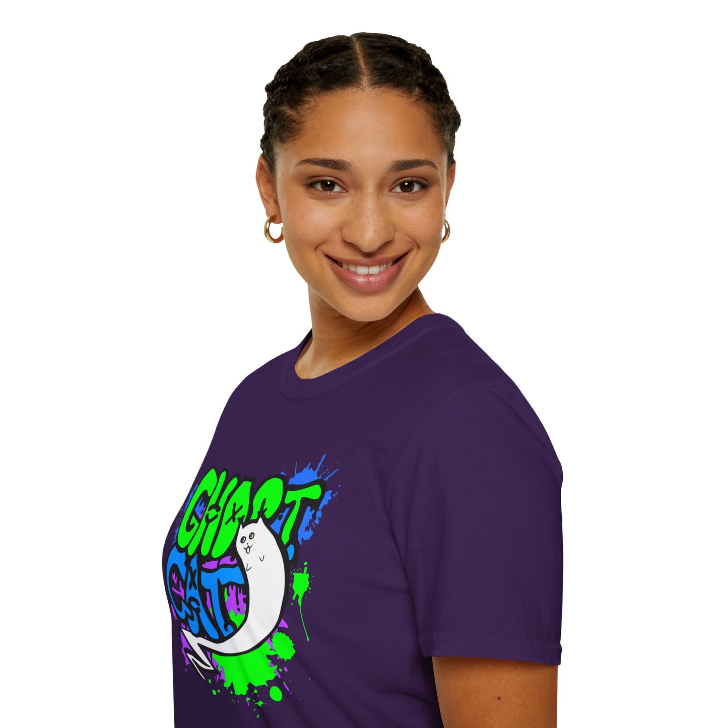 GhostCat Graffiti T-Shirt (Unisex Adult Sizes)