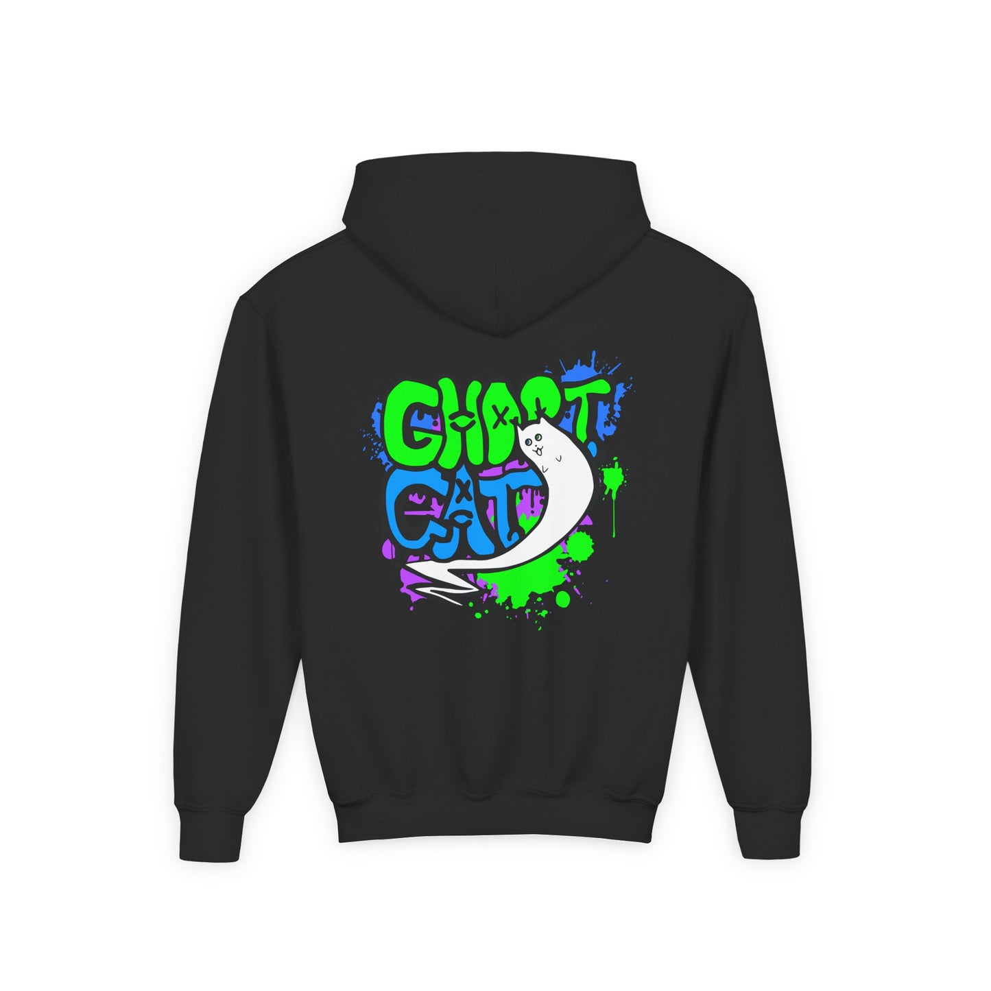 GhostCat Graffiti Kids Hoodie